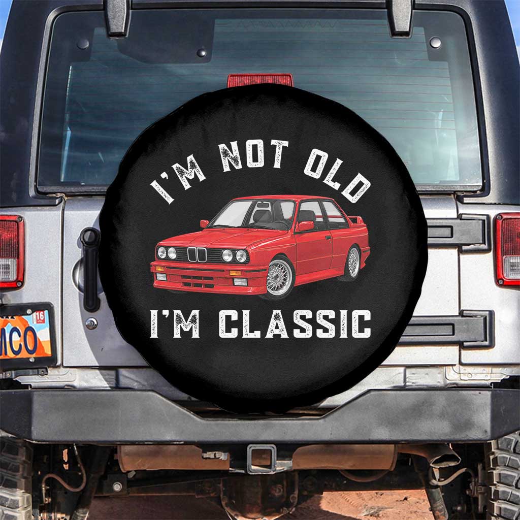 I'm Not Old I'm A Classic Spare Tire Cover Vintage 1986 Classic German Performance Car