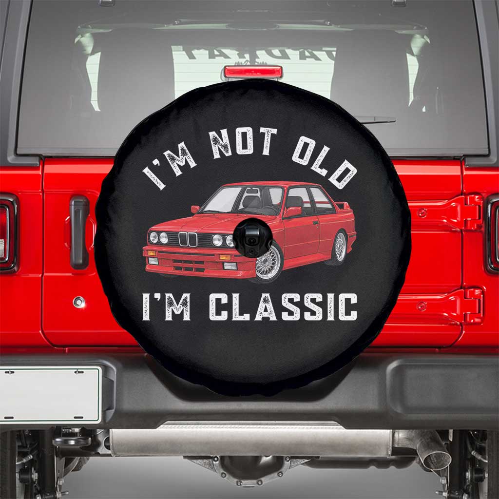 I'm Not Old I'm A Classic Spare Tire Cover Vintage 1986 Classic German Performance Car