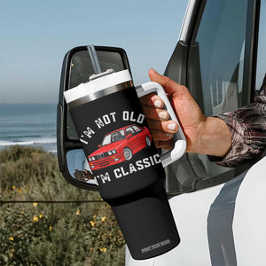 I'm Not Old I'm A Classic Tumbler With Handle Vintage 1986 Classic German Performance Car