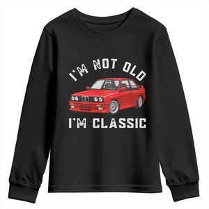 I'm Not Old I'm A Classic Youth Sweatshirt Vintage 1986 Classic German Performance Car