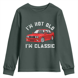 I'm Not Old I'm A Classic Youth Sweatshirt Vintage 1986 Classic German Performance Car