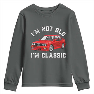 I'm Not Old I'm A Classic Youth Sweatshirt Vintage 1986 Classic German Performance Car