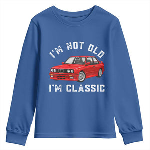 I'm Not Old I'm A Classic Youth Sweatshirt Vintage 1986 Classic German Performance Car