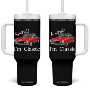 I'm Not Old I'm A Classic Tumbler With Handle Vintage 1963 Classic Luxury Roadster