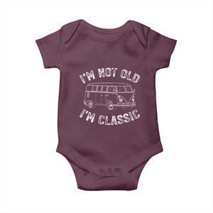 I'm Not Old I'm A Classic Baby Onesie Vintage 1967 Classic Microbus