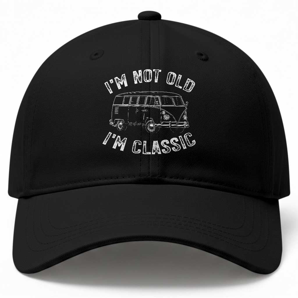 I'm Not Old I'm A Classic Baseball Cap Vintage 1967 Classic Microbus