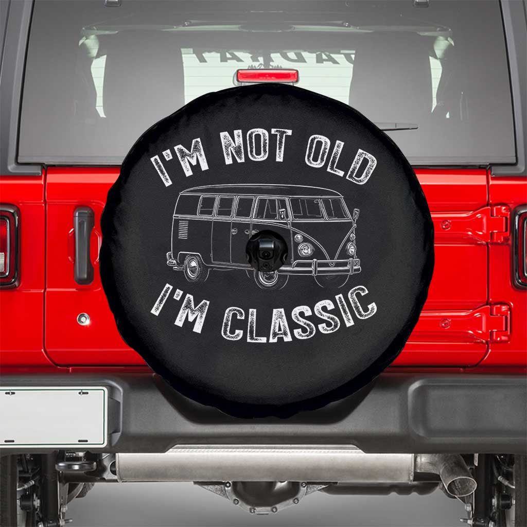 I'm Not Old I'm A Classic Spare Tire Cover Vintage 1967 Classic Microbus