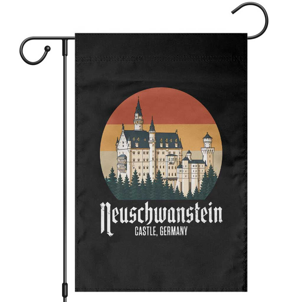 Neuschwanstein Castle Bavaria Germany Souvenir Memorabilia Garden Flag