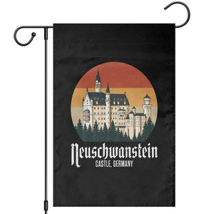 Neuschwanstein Castle Bavaria Germany Souvenir Memorabilia Garden Flag