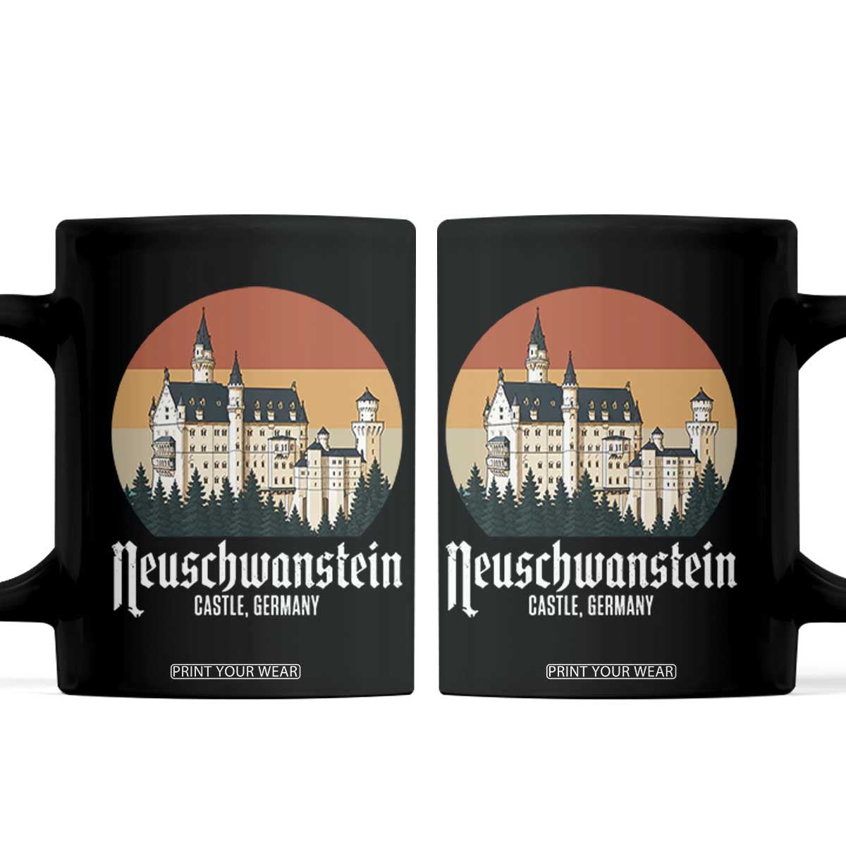 Neuschwanstein Castle Bavaria Germany Souvenir Memorabilia Coffee Mug