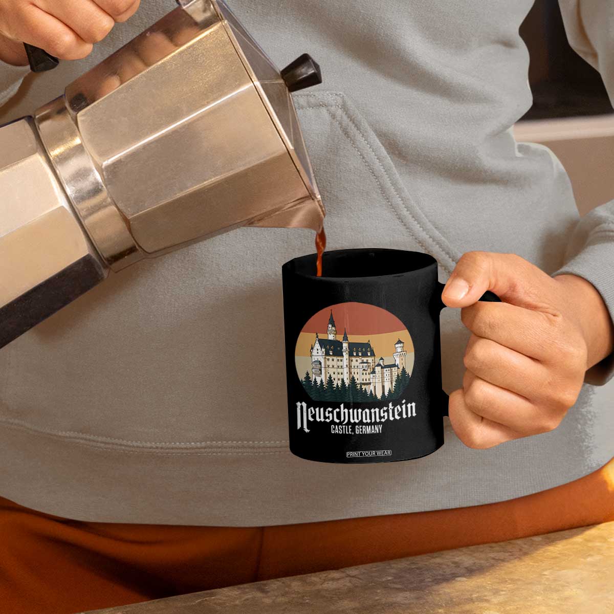 Neuschwanstein Castle Bavaria Germany Souvenir Memorabilia Coffee Mug