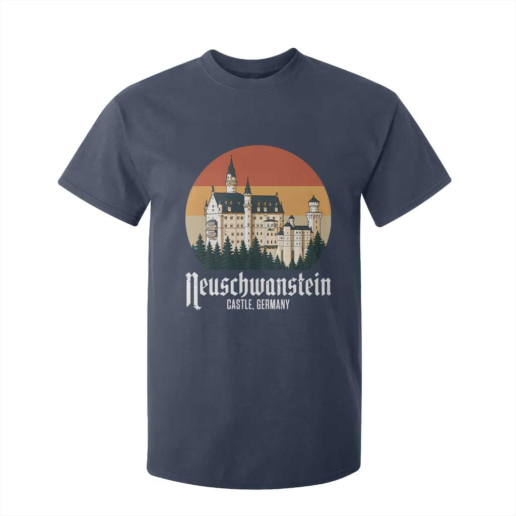 Neuschwanstein Castle Bavaria Germany Souvenir Memorabilia T Shirt For Kid