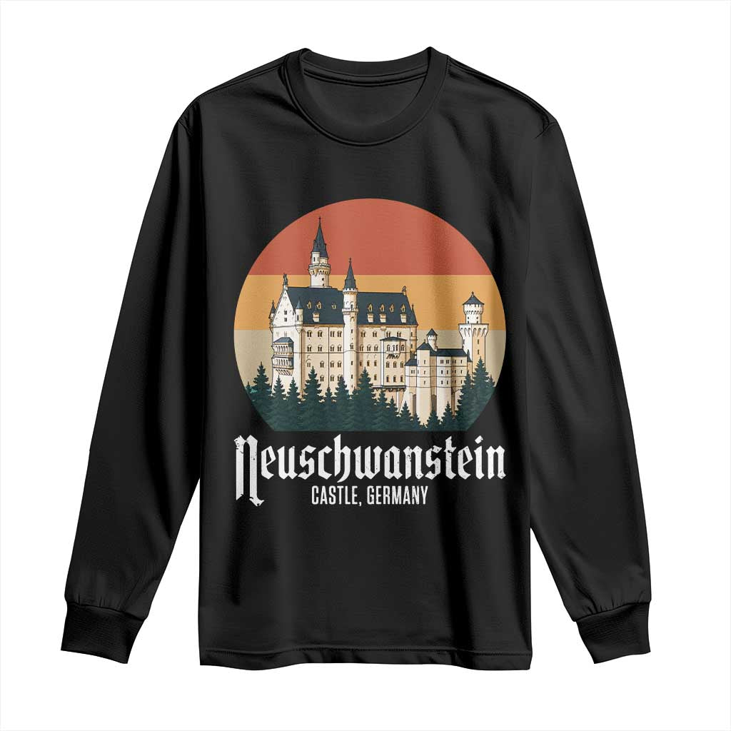 Neuschwanstein Castle Bavaria Germany Souvenir Memorabilia Long Sleeve Shirt