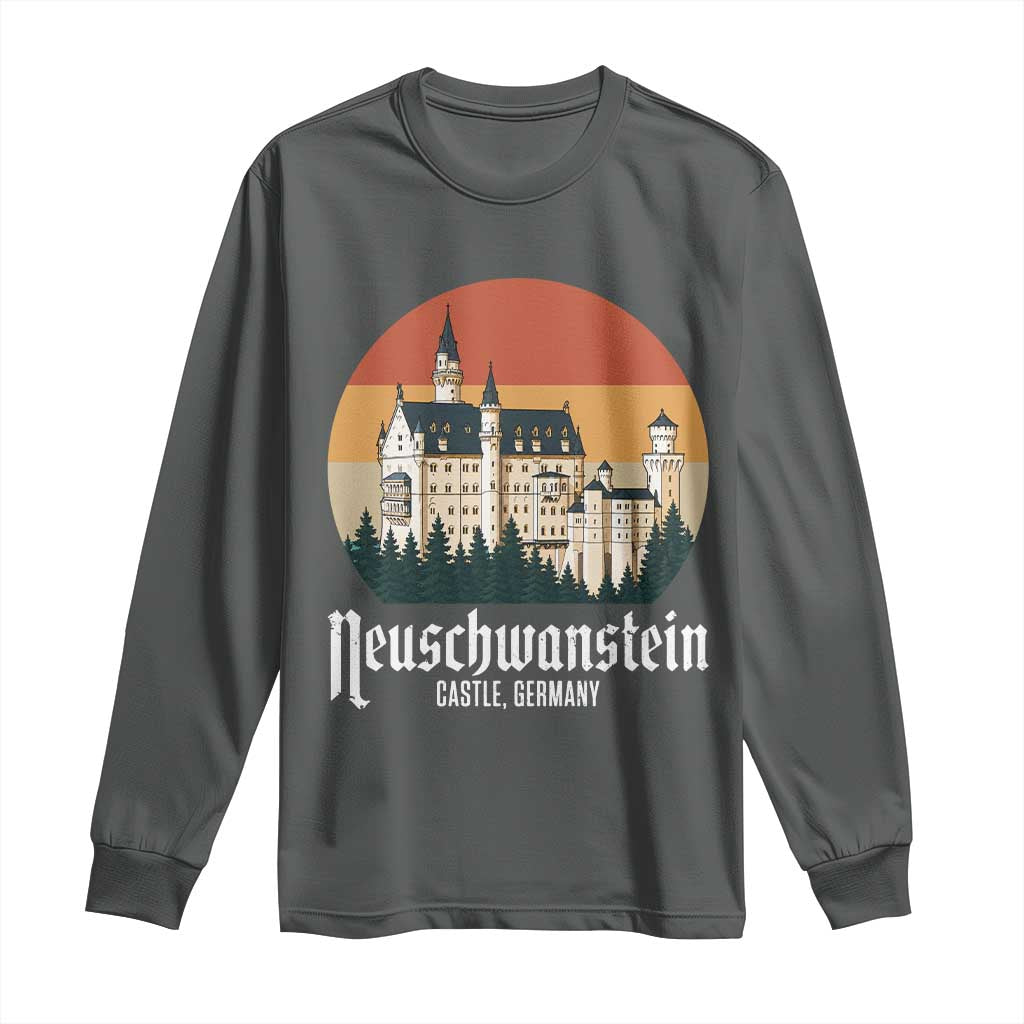 Neuschwanstein Castle Bavaria Germany Souvenir Memorabilia Long Sleeve Shirt