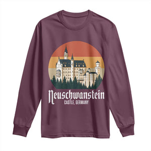 Neuschwanstein Castle Bavaria Germany Souvenir Memorabilia Long Sleeve Shirt