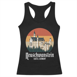 Neuschwanstein Castle Bavaria Germany Souvenir Memorabilia Racerback Tank Top