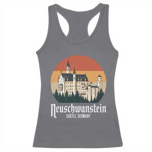 Neuschwanstein Castle Bavaria Germany Souvenir Memorabilia Racerback Tank Top