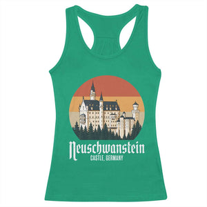 Neuschwanstein Castle Bavaria Germany Souvenir Memorabilia Racerback Tank Top