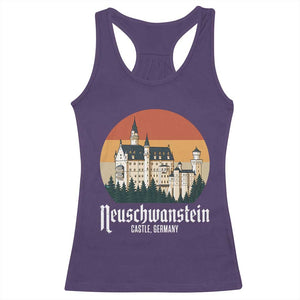 Neuschwanstein Castle Bavaria Germany Souvenir Memorabilia Racerback Tank Top