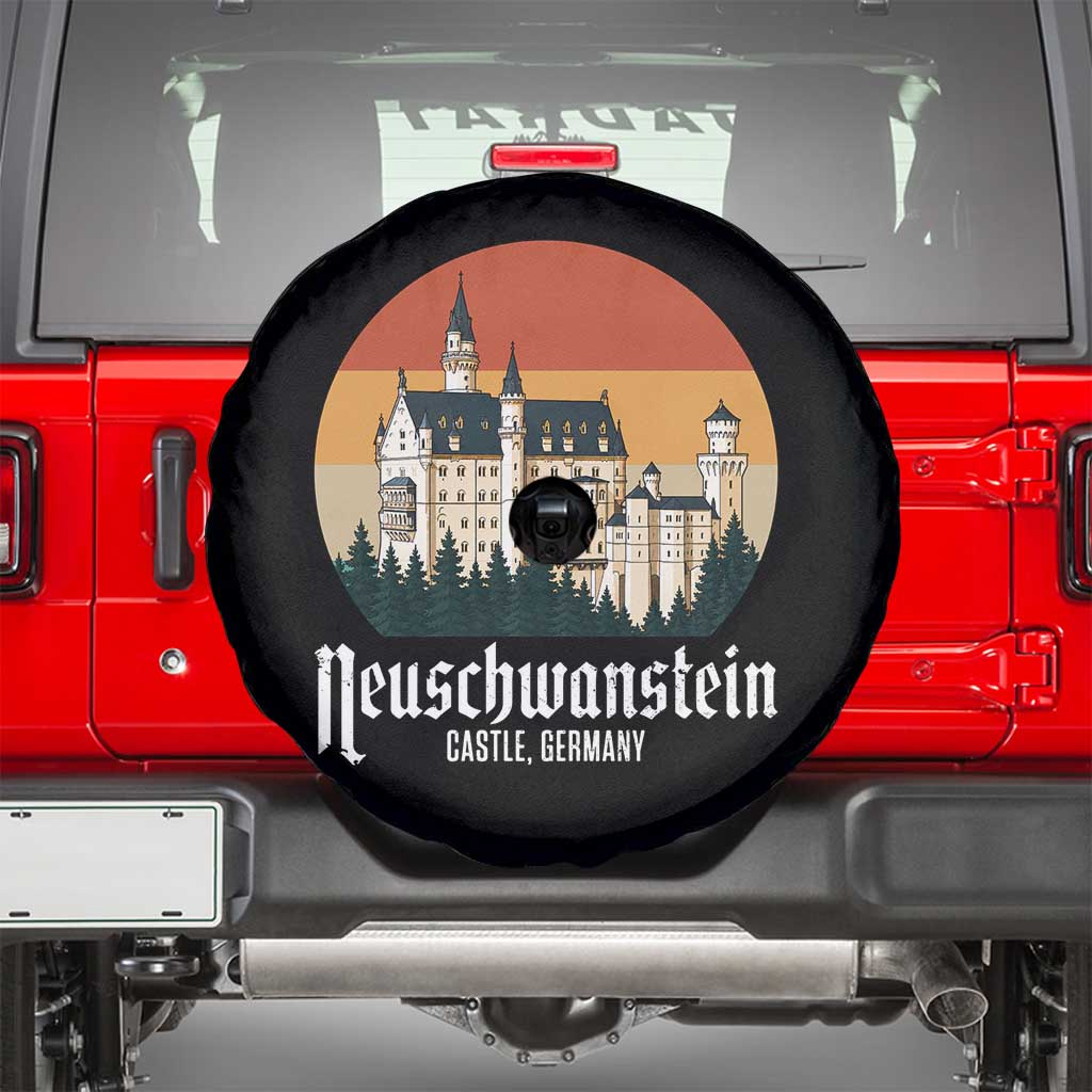 Neuschwanstein Castle Bavaria Germany Souvenir Memorabilia Spare Tire Cover