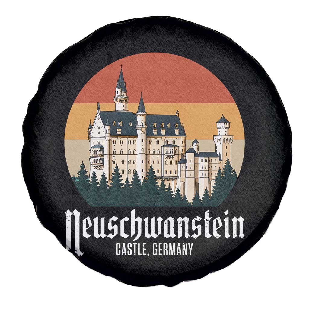 Neuschwanstein Castle Bavaria Germany Souvenir Memorabilia Spare Tire Cover