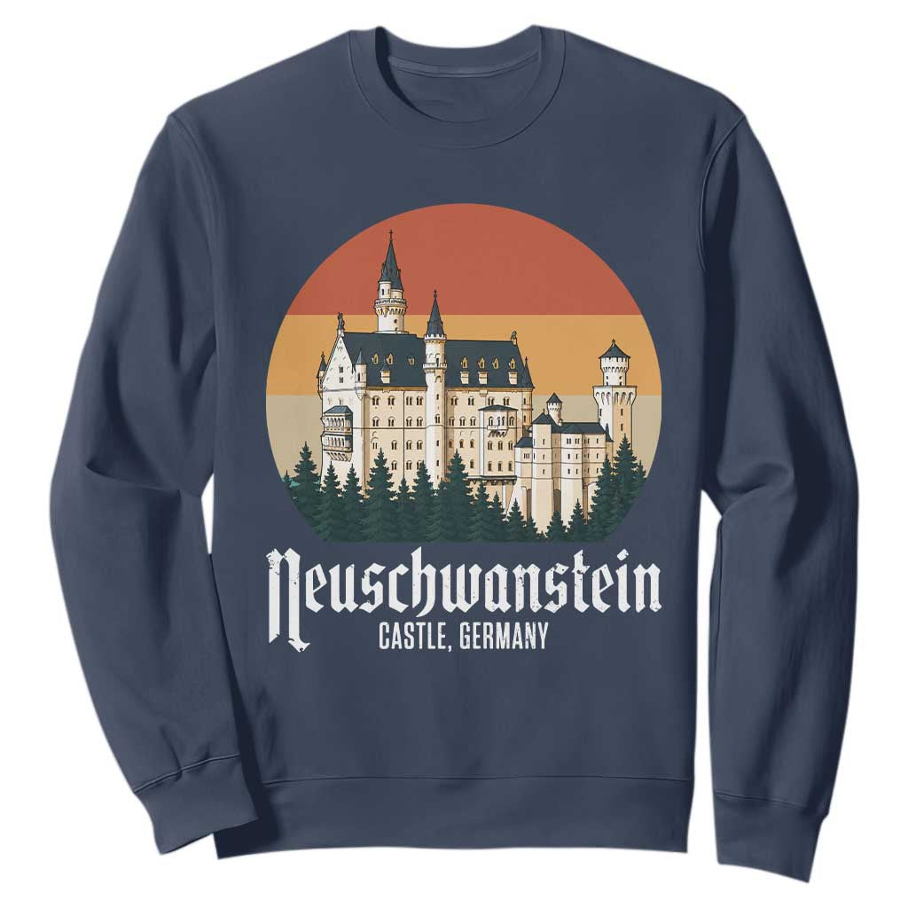 Neuschwanstein Castle Bavaria Germany Souvenir Memorabilia Sweatshirt