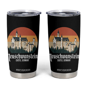 Neuschwanstein Castle Bavaria Germany Souvenir Memorabilia Tumbler Cup