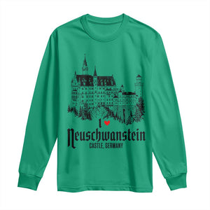 Neuschwanstein Castle Lover Long Sleeve Shirt Vintage Bavaria I Love Germany