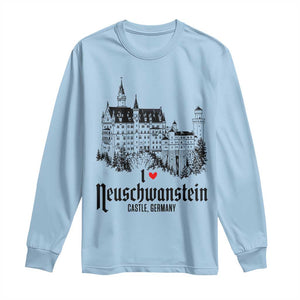 Neuschwanstein Castle Lover Long Sleeve Shirt Vintage Bavaria I Love Germany