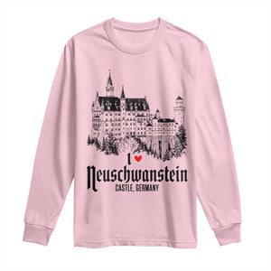 Neuschwanstein Castle Lover Long Sleeve Shirt Vintage Bavaria I Love Germany