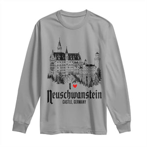 Neuschwanstein Castle Lover Long Sleeve Shirt Vintage Bavaria I Love Germany