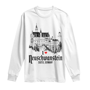 Neuschwanstein Castle Lover Long Sleeve Shirt Vintage Bavaria I Love Germany