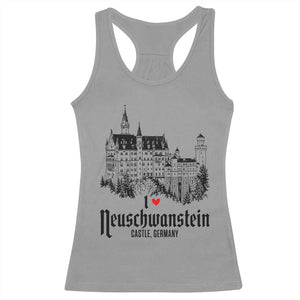 Neuschwanstein Castle Lover Racerback Tank Top Vintage Bavaria I Love Germany