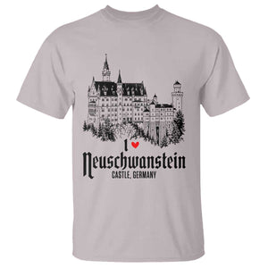 Neuschwanstein Castle Lover T Shirt Vintage Bavaria I Love Germany