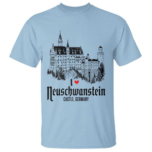 Neuschwanstein Castle Lover T Shirt Vintage Bavaria I Love Germany