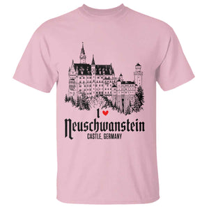 Neuschwanstein Castle Lover T Shirt Vintage Bavaria I Love Germany