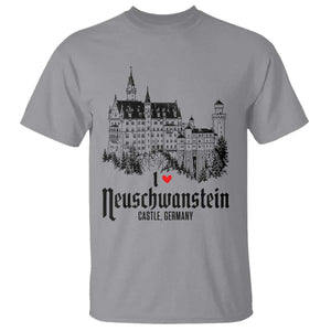 Neuschwanstein Castle Lover T Shirt Vintage Bavaria I Love Germany