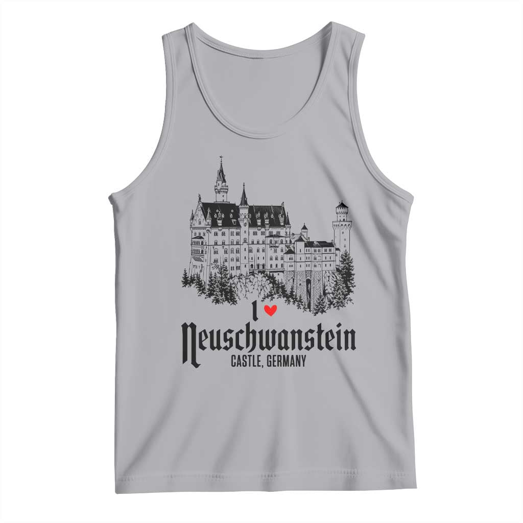 Neuschwanstein Castle Lover Tank Top Vintage Bavaria I Love Germany
