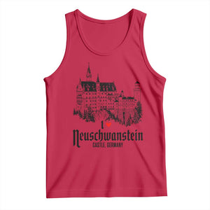 Neuschwanstein Castle Lover Tank Top Vintage Bavaria I Love Germany