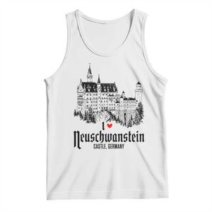 Neuschwanstein Castle Lover Tank Top Vintage Bavaria I Love Germany
