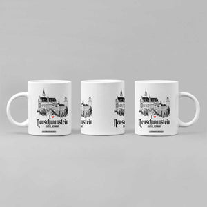 Neuschwanstein Castle Lover Coffee Mug Vintage Bavaria I Love Germany