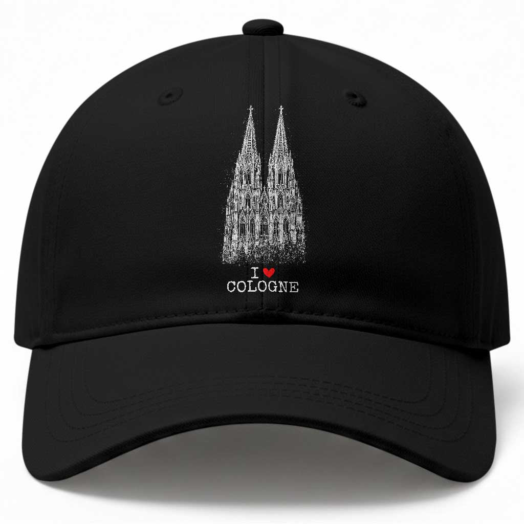 Cologne Cathedral Lover Vintage Köln German Skyline Baseball Cap