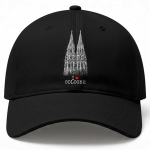 Cologne Cathedral Lover Vintage Köln German Skyline Baseball Cap