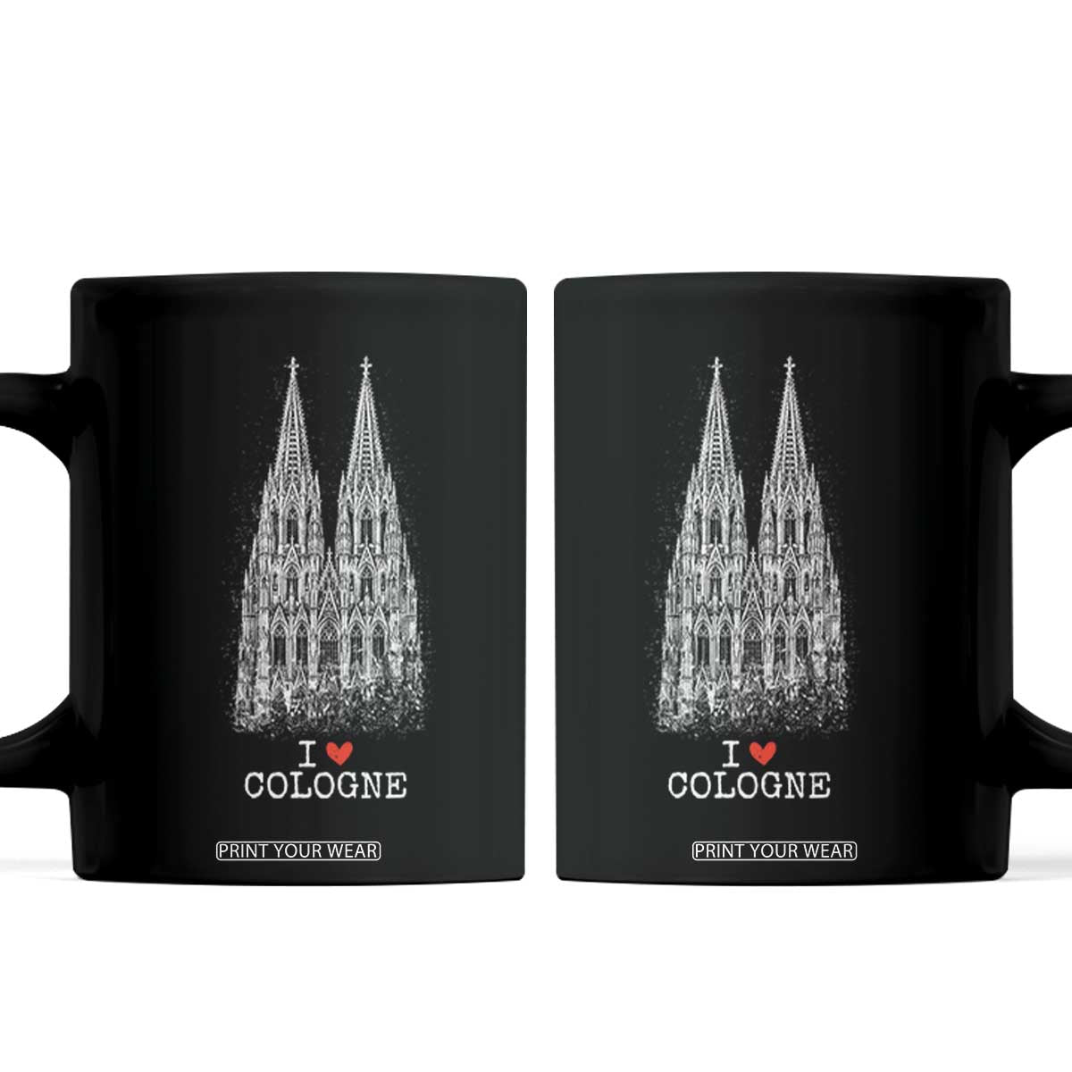 Cologne Cathedral Lover Vintage Köln German Skyline Coffee Mug