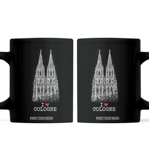 Cologne Cathedral Lover Vintage Köln German Skyline Coffee Mug