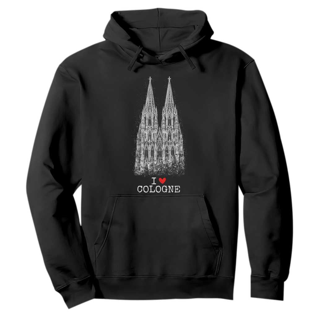 Cologne Cathedral Lover Vintage Köln German Skyline Hoodie