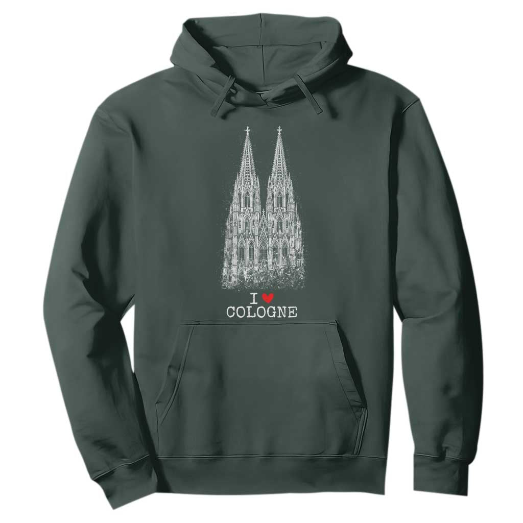 Cologne Cathedral Lover Vintage Köln German Skyline Hoodie