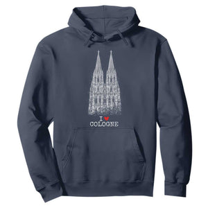 Cologne Cathedral Lover Vintage Köln German Skyline Hoodie