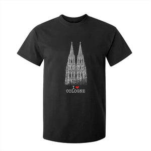 Cologne Cathedral Lover Vintage Köln German Skyline T Shirt For Kid