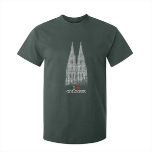Cologne Cathedral Lover Vintage Köln German Skyline T Shirt For Kid